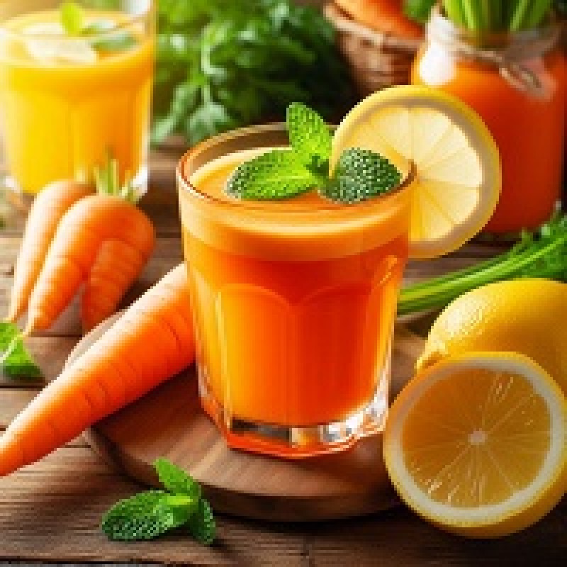 Carrot and Lemon Juice